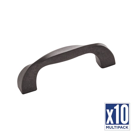 Hickory Hardware Pull 3 Inch Center to Center, 10PK H076015-BI-10B